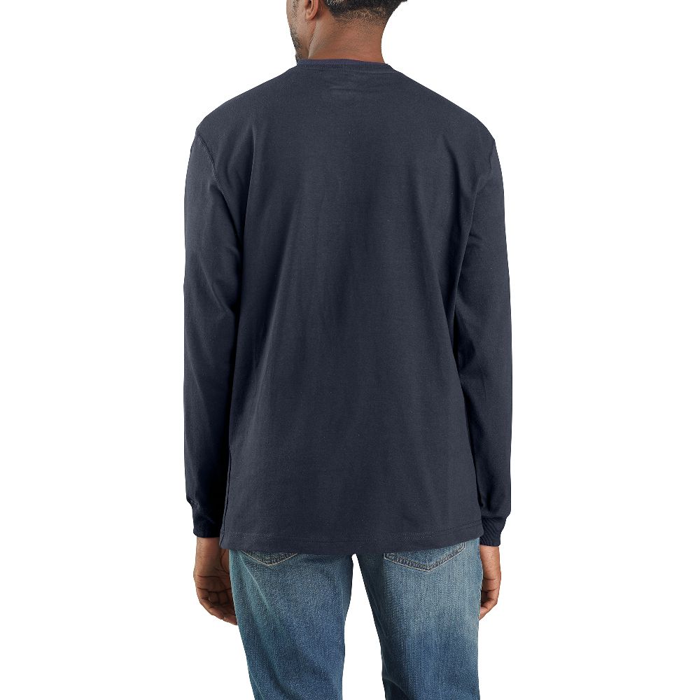 CarharttLongsleeveWorkwearPocketT-ShirtLSNavy CarharttLongsleeveWorkwearPocketT-ShirtLSNavy