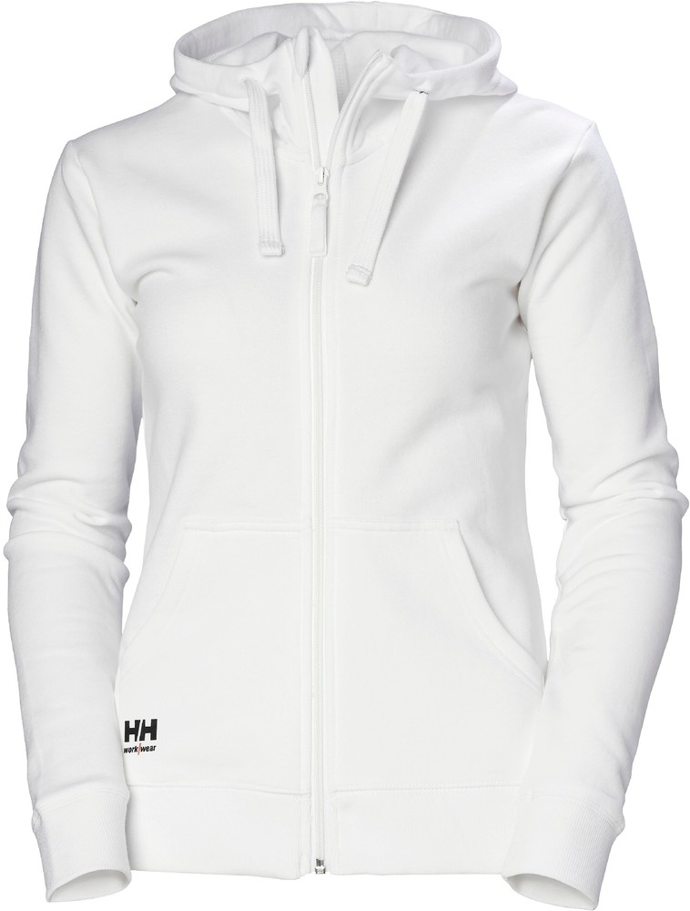 HellyHansenDamenClassicZipHoodieWhite-XS