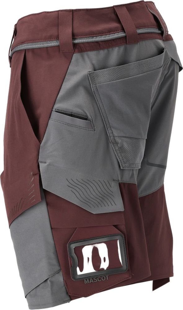 MascotShortsCustomized22149-605BordeauxAnthrazitgrau-C4424