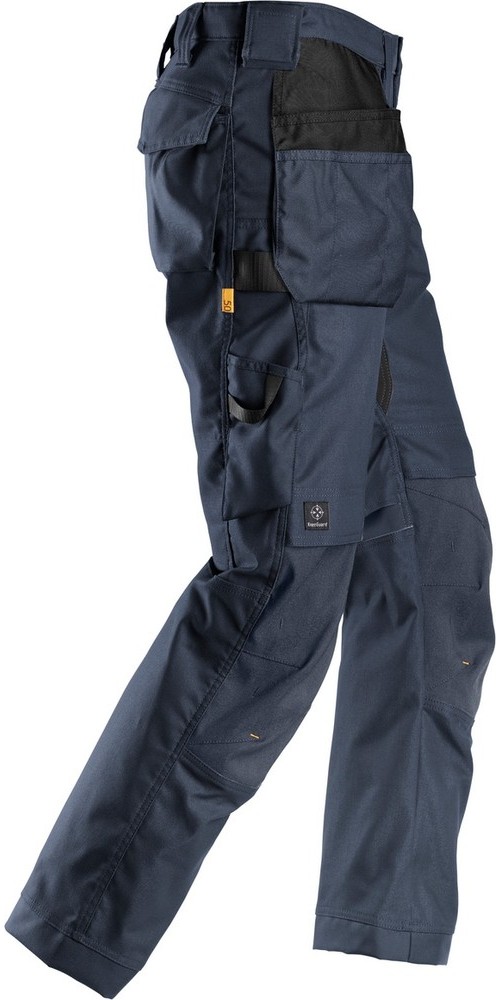SnickersWorkwearAllroundWorkCanvasStretchArbeitshosemitHolstertaschenNavy
