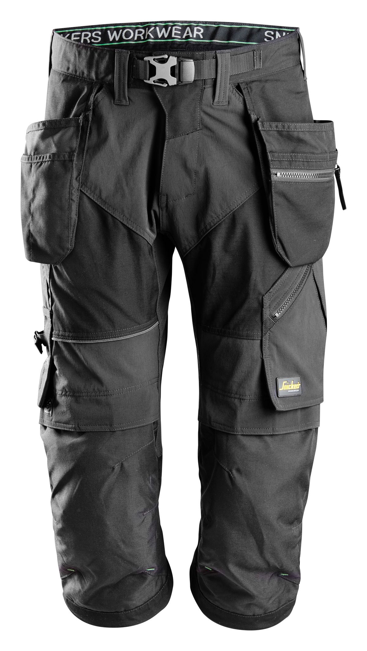 SnickersFlexiWorkPiratenArbeitshosemHolstertaschenEN14404Schwarz