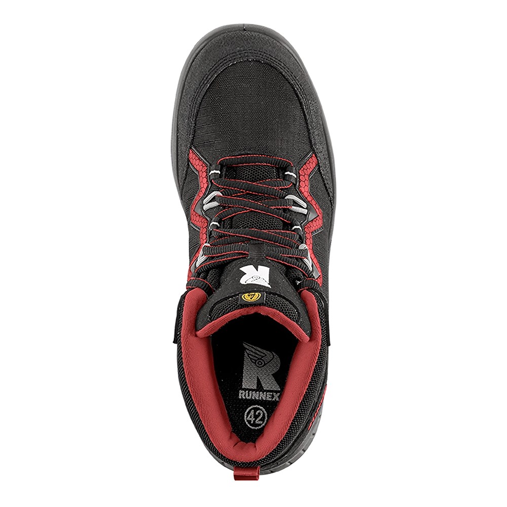 RUNNEXS3-ESD-SicherheitshochschuhTeamStarSchwarzRot