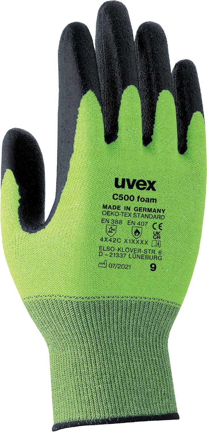 UvexSchutzhandschuheC500Foam604946049410Paar