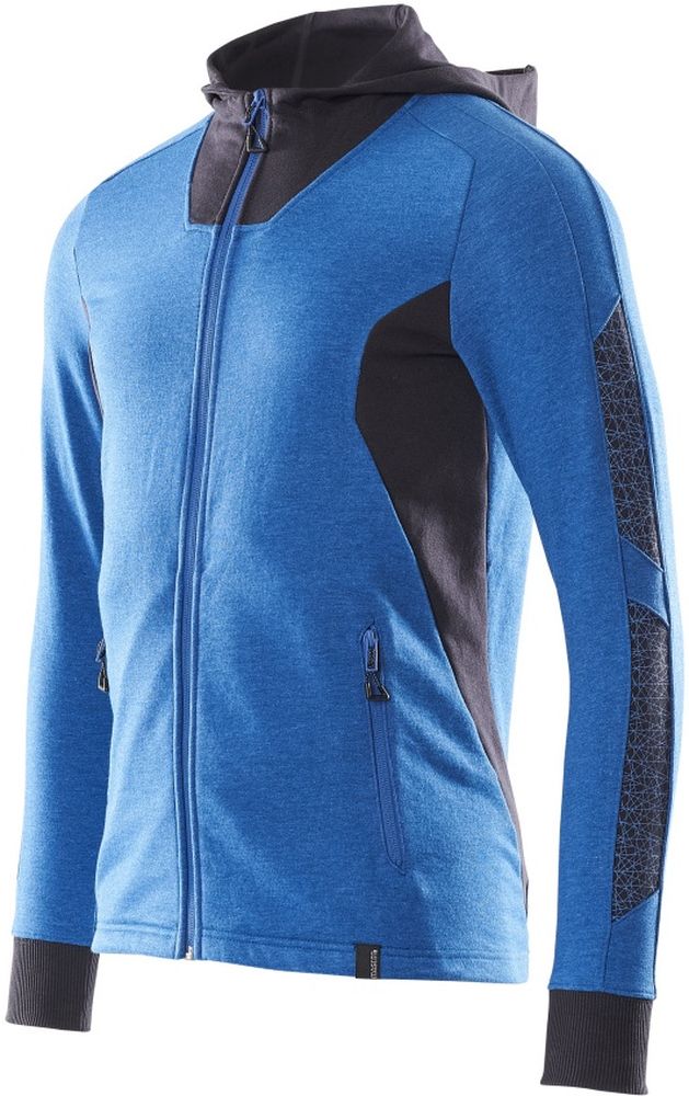 MascotKapuzensweatshirtmitReiverschlussAccelerate18584-962AzurblauSchwarzblau-XXL