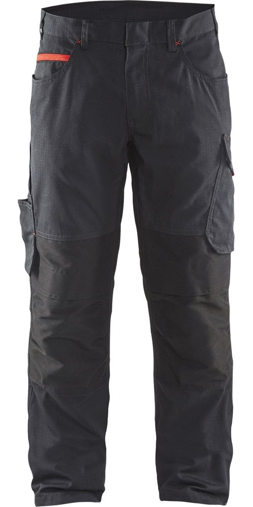 BlklderArbeitshoseServicemitStretch14951330SchwarzRot-C146