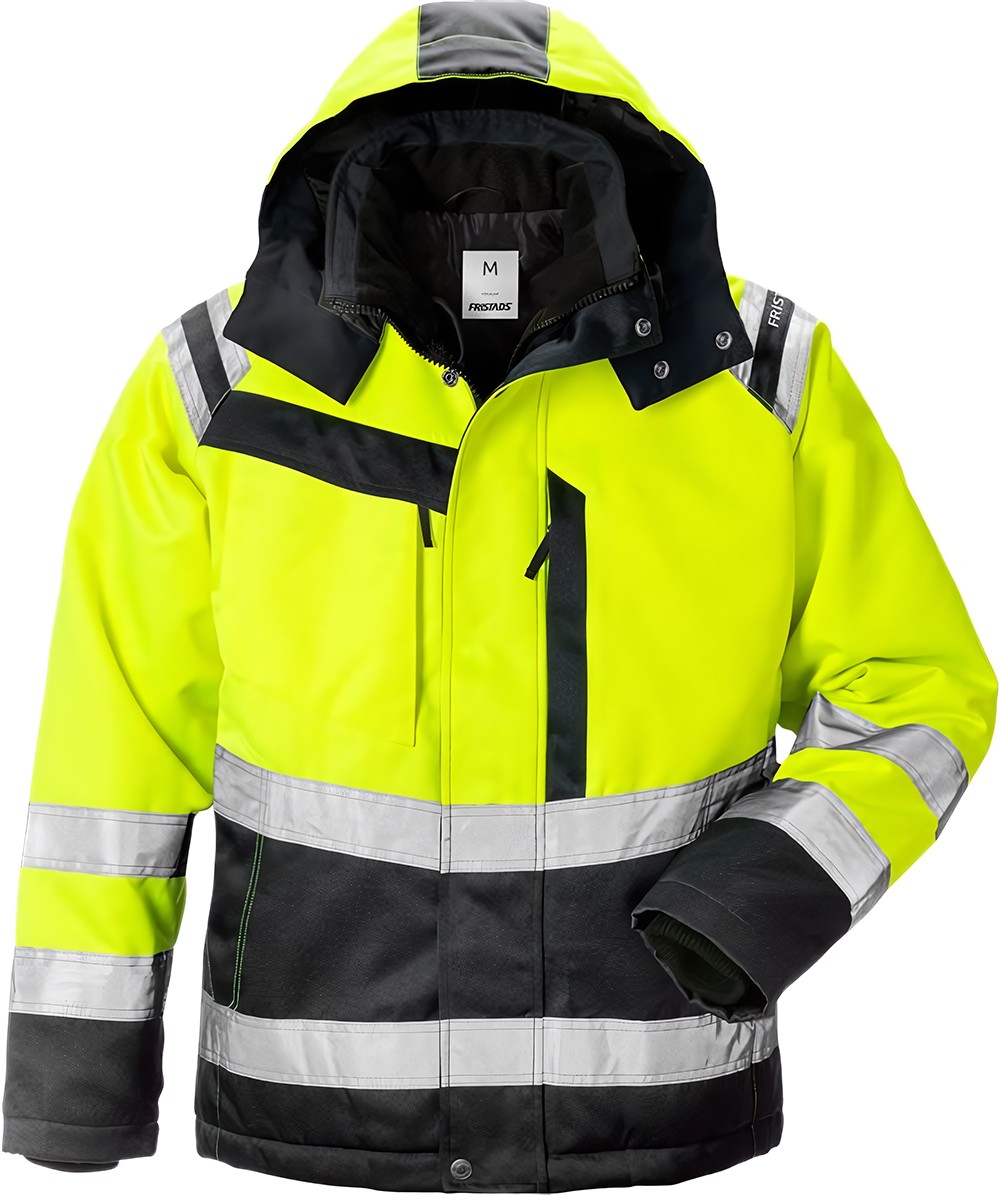 FristadsHighVisWinterjackeDamen4143PPWarnschutz-GelbSchwarz-S