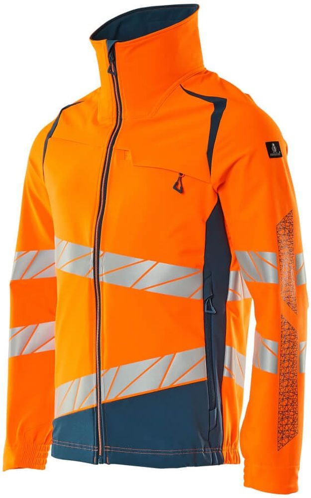 MascotJackeAccelerateSafe19009-511Hi-visOrangeDunkelpetroleum-XXL