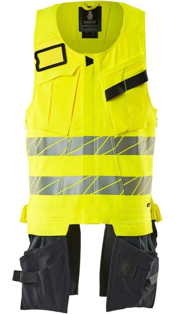 MascotWerkzeugwesteAccelerateSafe19589-711Hi-visGelbSchwarzblau-XXL