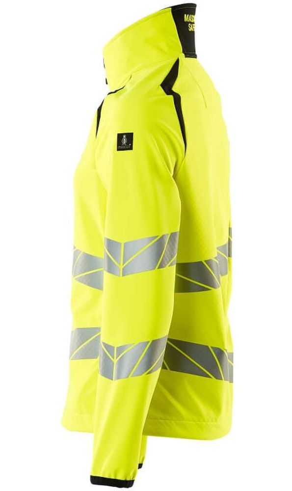 MascotDamenSoftshellJackeAccelerateSafe19012-143Hi-visGelbSchwarz-XXL
