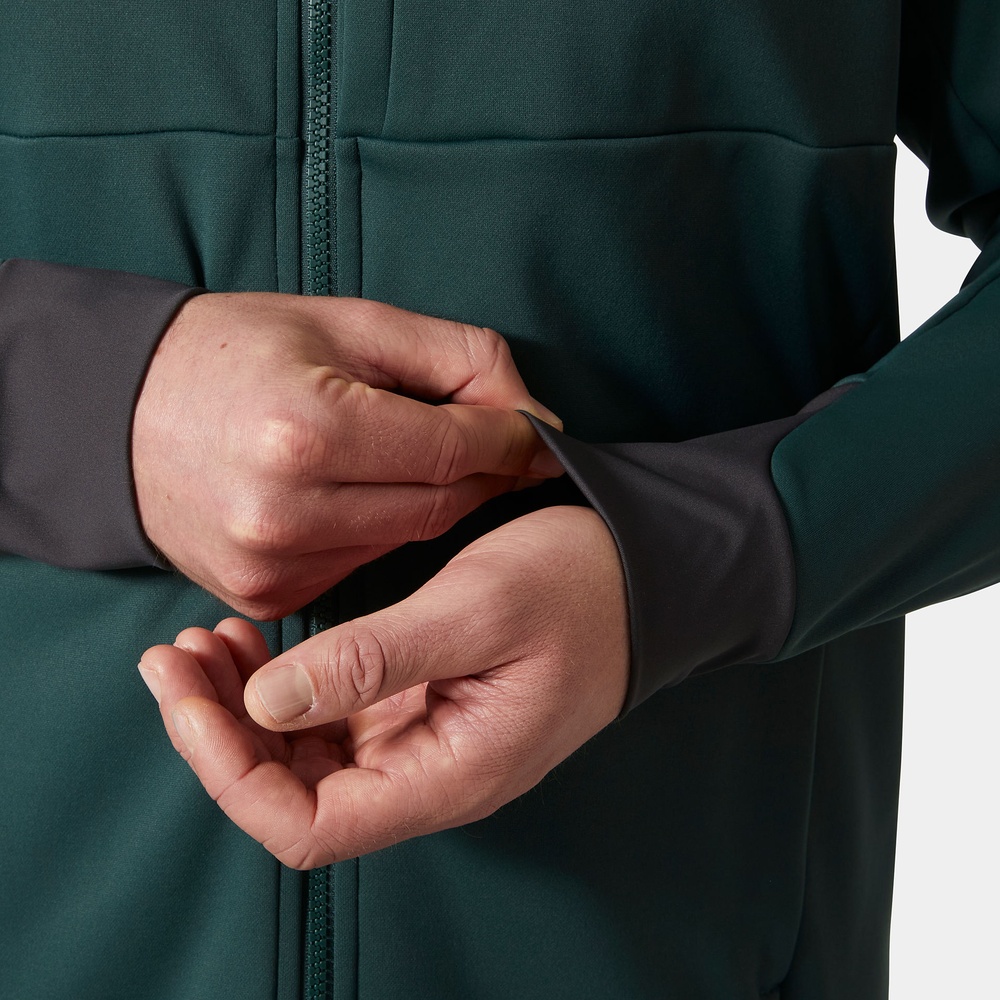 HellyHansenFleecejackeTechMidlayer72380DarkestSpruce-XS
