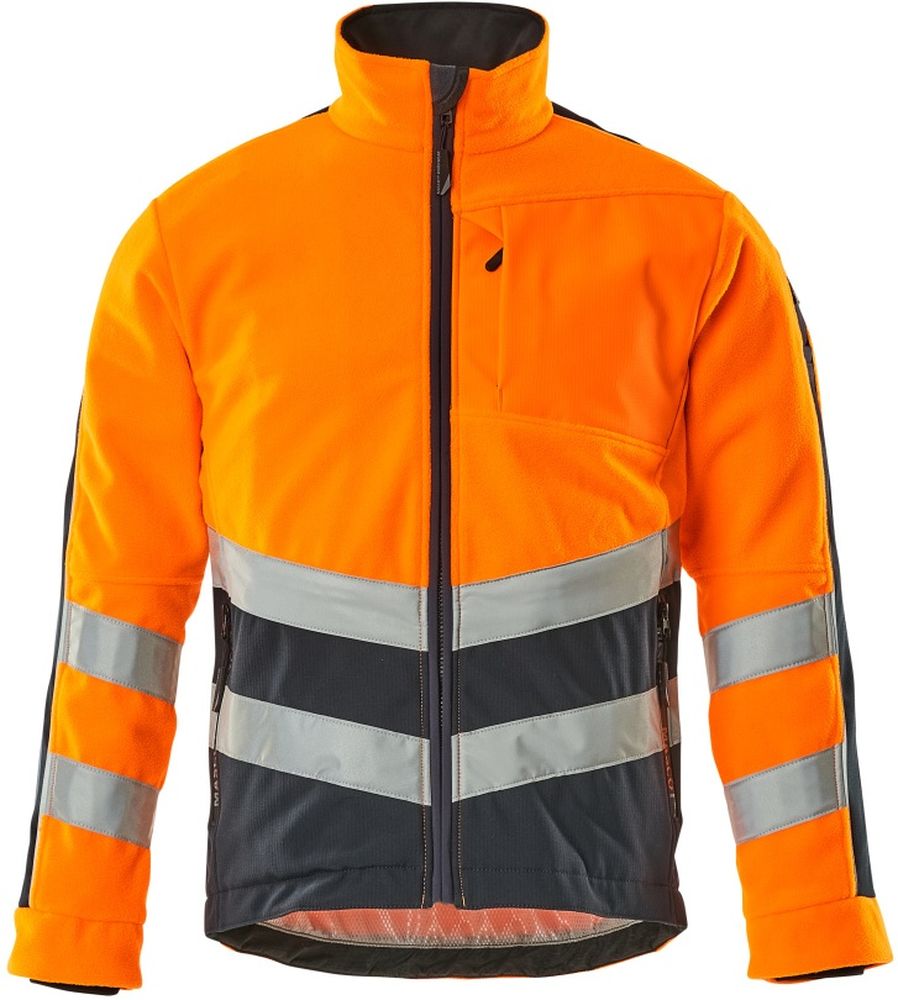 MascotFleecejackeSheffieldSafeSupreme15503-259Hi-visOrangeSchwarzblau-XXL