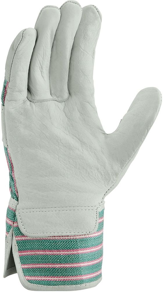 teXXorRindvollleder-HandschuheMontblancI12Stck1158LederNaturDrellGrnRot-Gestreift-8