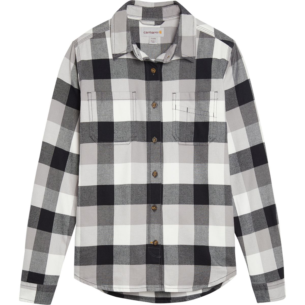 CarharttDamenHemdHamiltonPlaidFlannelShirtBlack
