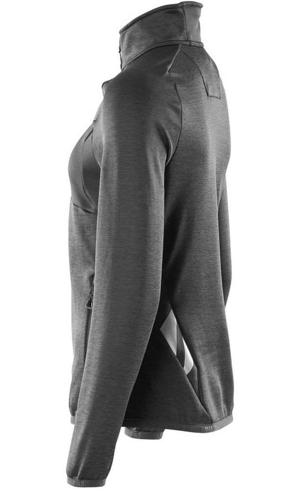 MascotDamenFleecepullovermitReiverschlussAccelerate18153-316Schwarz-XXL