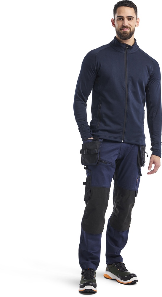 BlklderArbeitsjackeSTRIKERFleecejacke47352539DunkelMarineblau-4XL