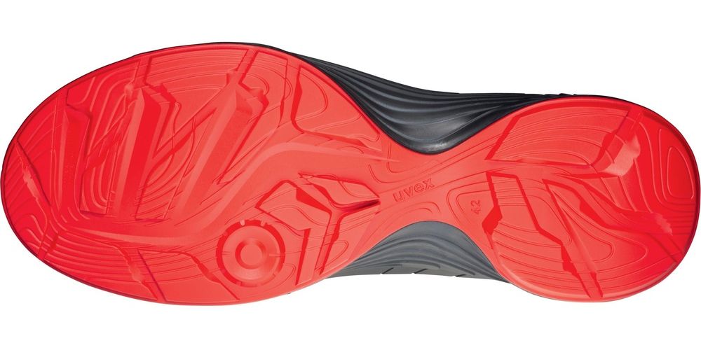 UvexSicherheits-Halbschuhe1G2S1SRC68528SchwarzRot-35Weite11