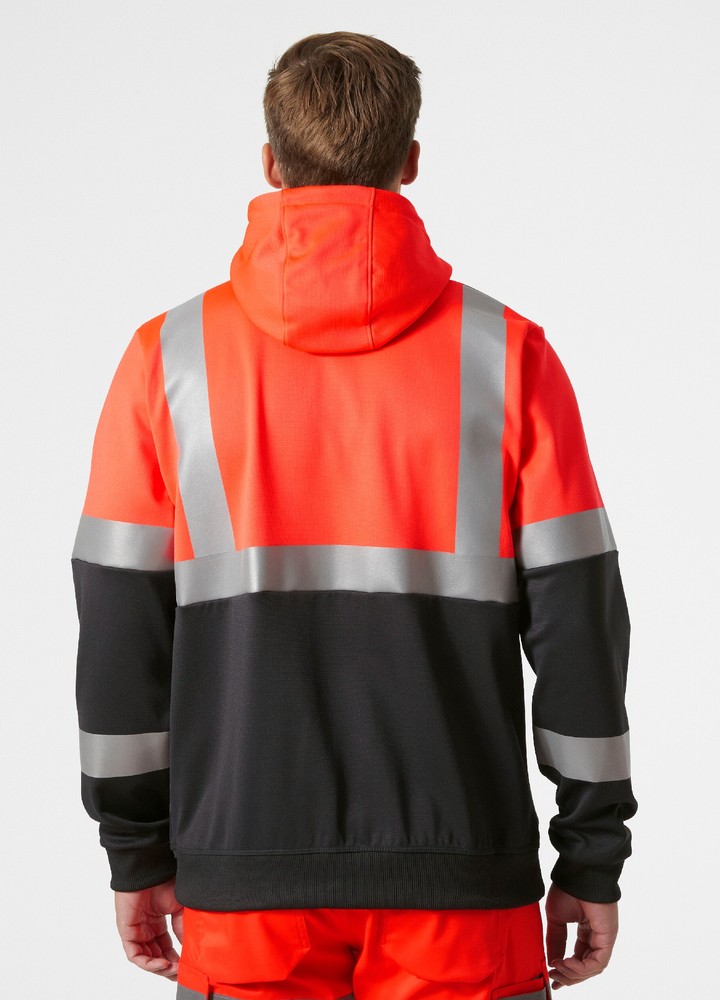 HellyHansenAddvisZipHoodieCl1RedEbony-XS