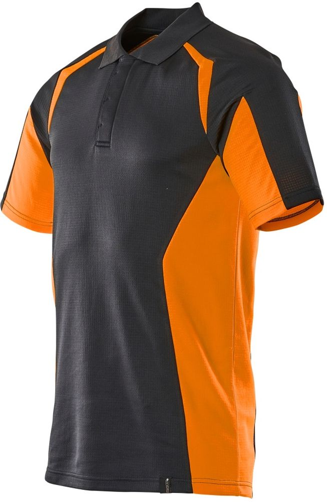 MascotPolo-ShirtAccelerateSafe22083-771SchwarzblauHi-visOrange-XXL