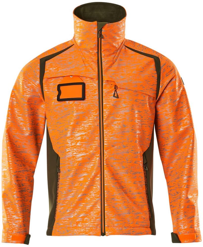 MascotSoftshellJackeAccelerateSafe19202-291Hi-visOrangeMoosgrn-XXL