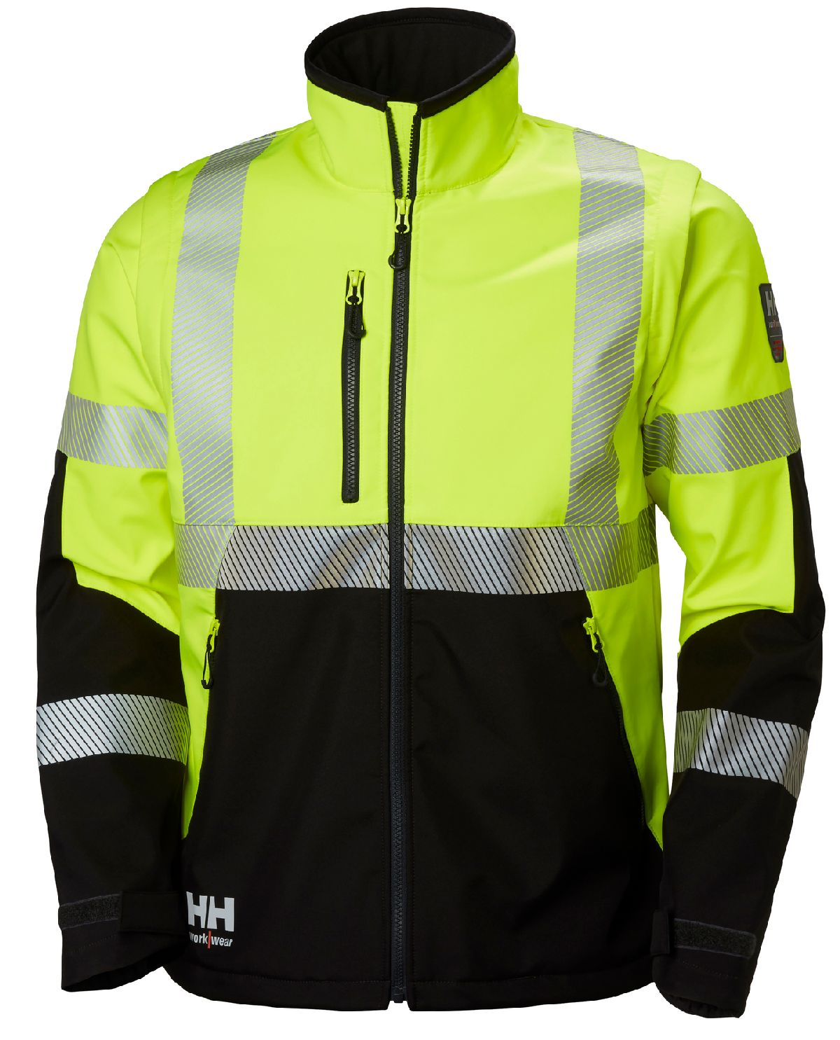 HellyHansenJacke74272IcuSoftshellJacket369EN471YellowBlack