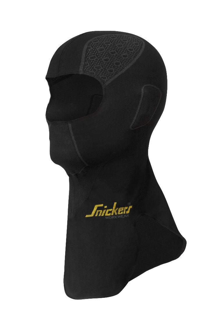 SnickersFlexiWorknahtloseBalaklavaSchwarz-Grau