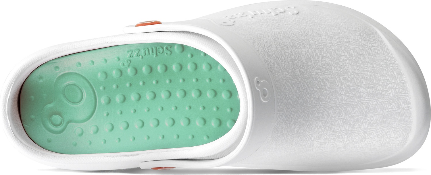 SchuzzSchuzzDamenClogBerufsschuhePROTECFemmeuniBlancAquaWei-36