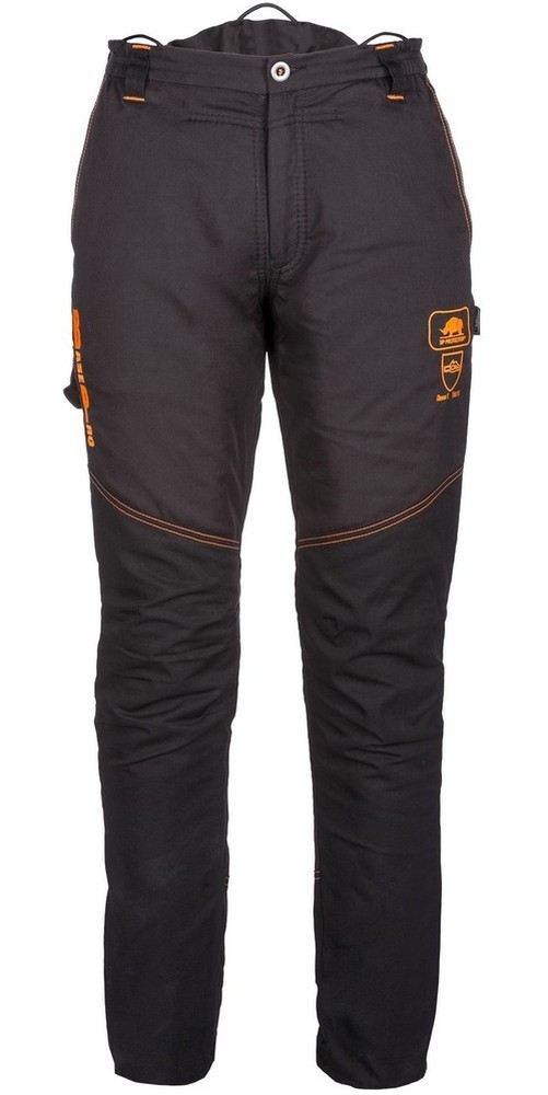 SIPBaseProArbeitshoseSchnittschutzhoseKlasse1TypA1RP1AnthrazitgrauSchwarz-XL