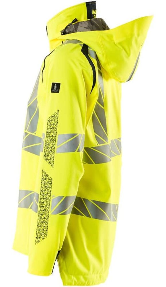 MascotDamenHardShellJackeAccelerateSafe19011-449Hi-visGelbSchwarzblau-XXL