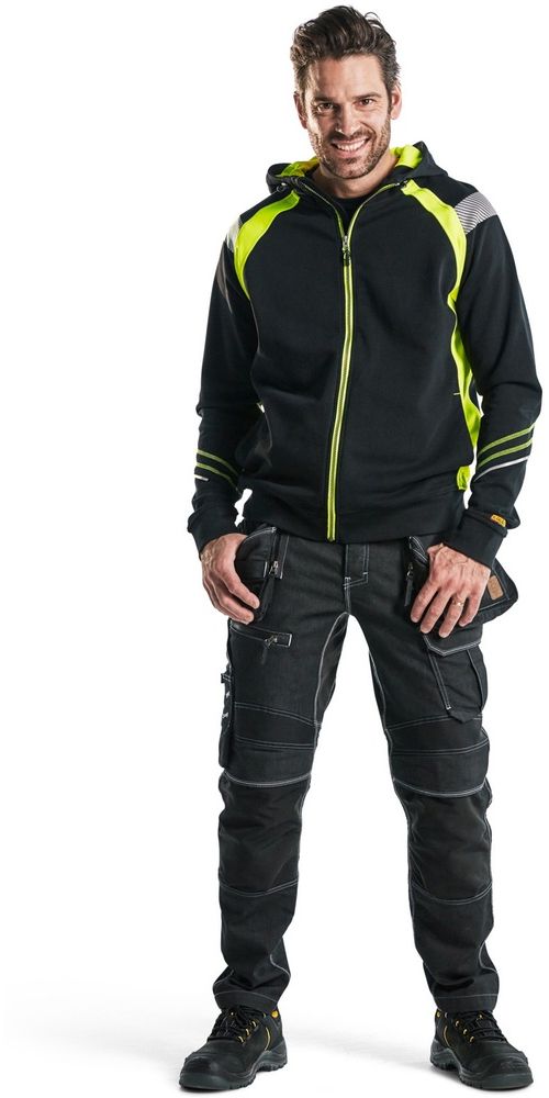 BlklderArbeitsjackeKapuzenjacke34331158SchwarzHighVisGelb-4XL