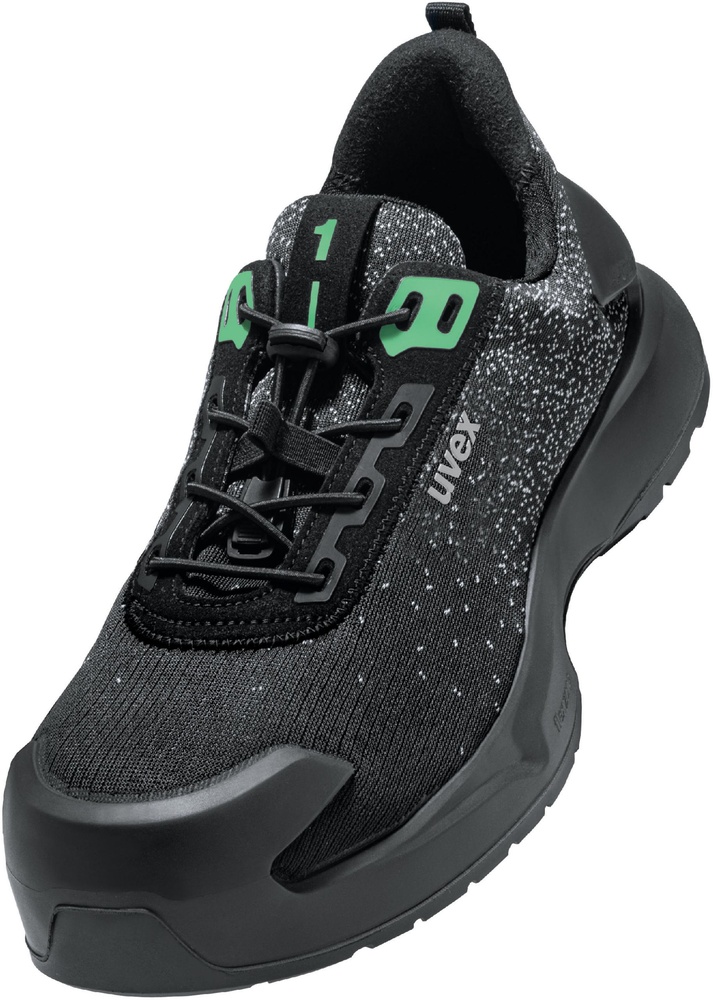 UvexSicherheits-Halbschuhe1X-CraftS1PlSR68081SchwarzGrn-35Weite10