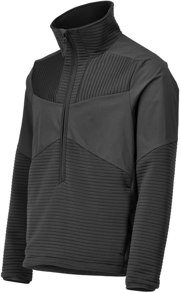 MascotFleecepullovermitkurzemReiverschlussundFutterCustomized22005-681Schwarz-XXL