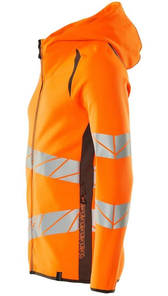MascotKapuzensweatshirtmitReiverschlussAccelerateSafe19284-781Hi-visOrangeDunkelanthrazit-XXL