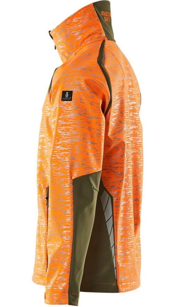 MascotSoftshellJackeAccelerateSafe19202-291Hi-visOrangeMoosgrn-XXL