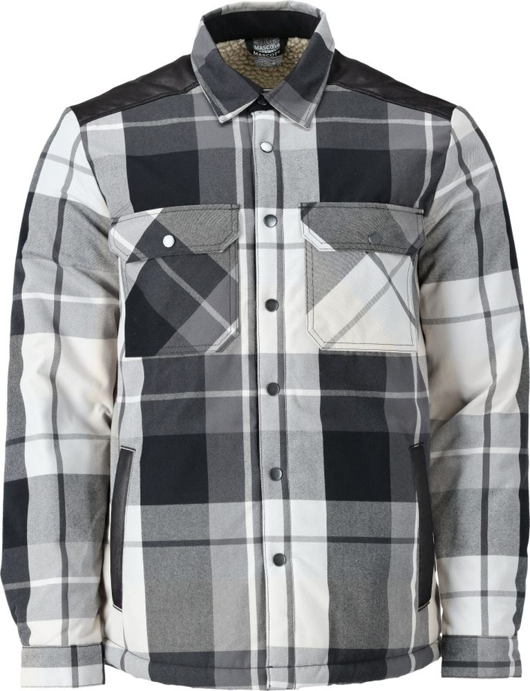MascotHemdmitFaserpelzFutterCustomized23104-446Anthrazitgrau-kariert-XXL