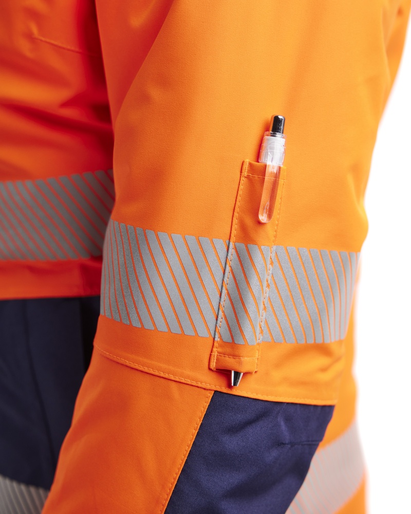 BlklderDamenArbeitsjackeHighVisWinterjacke44561987OrangeMarineblau-L