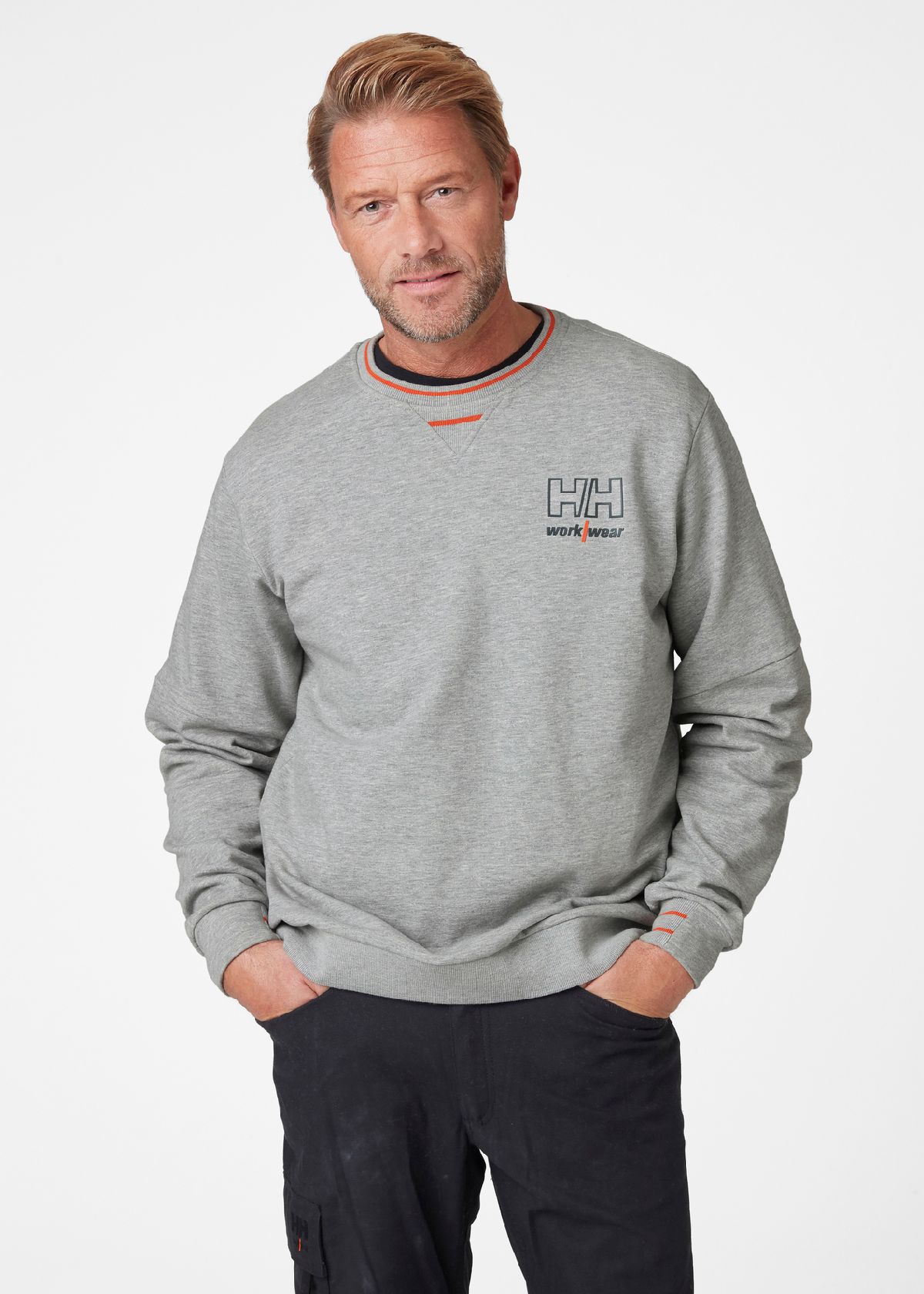 HellyHansenHoodieSweatshirt79245KensingtonSweatershirt930GreyMelange