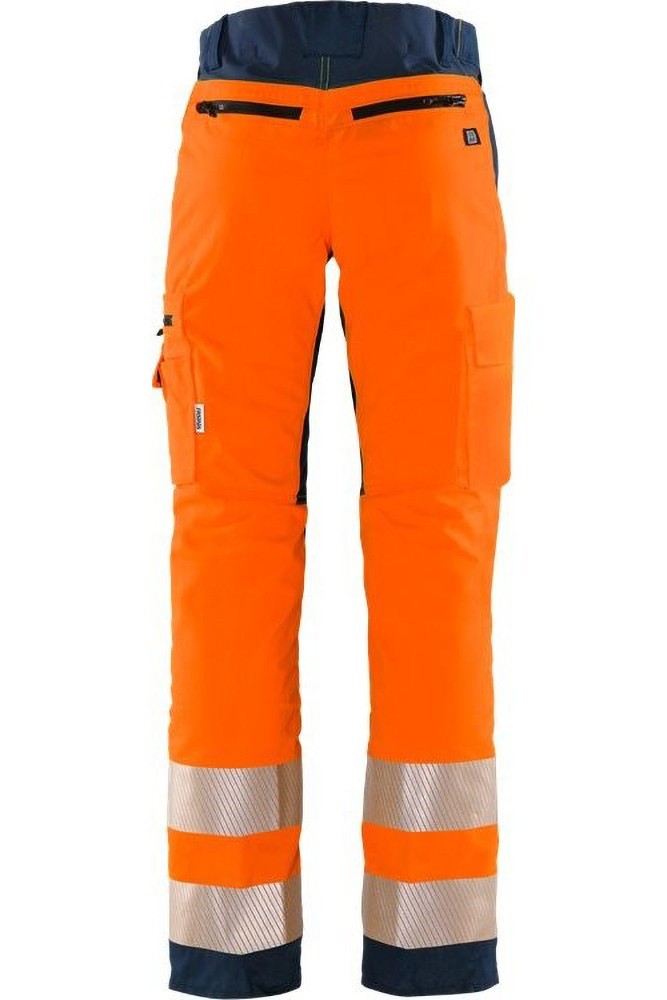 FristadsHighVisStretch-HoseKlasse22712PLUWarnschutz-OrangeMarine-C44