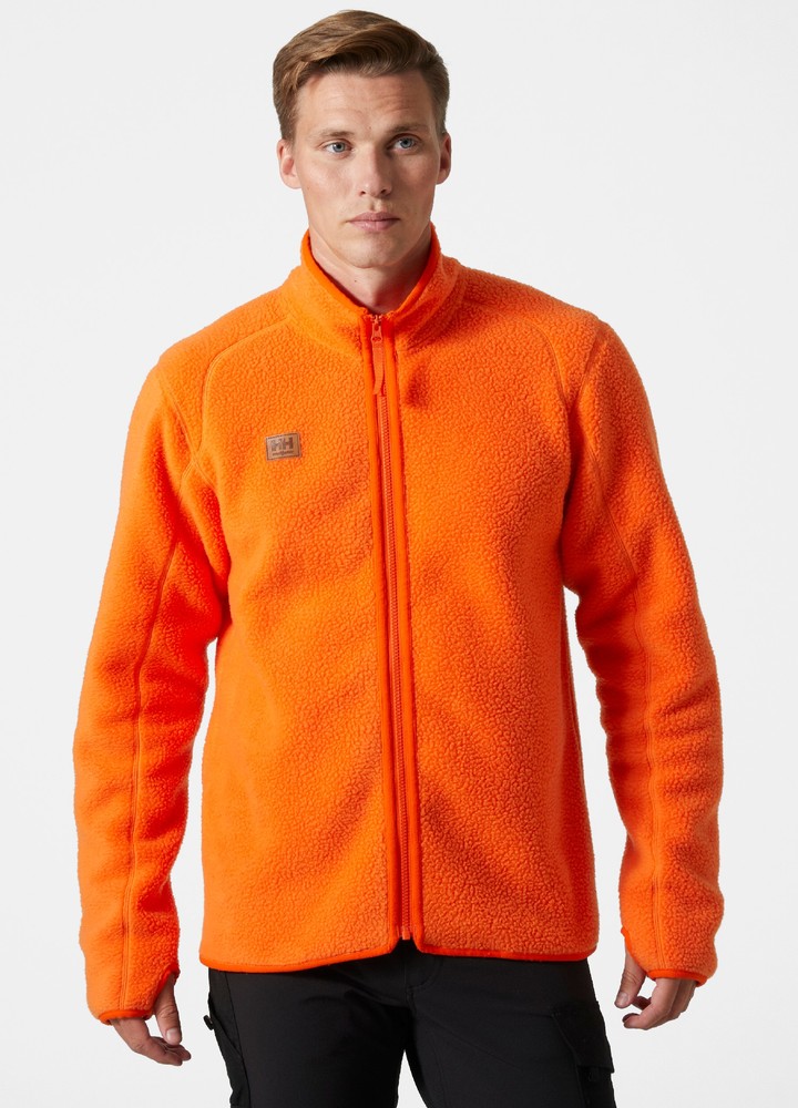 HellyHansenFleecejackeHeritagePileJacketOrange-XS