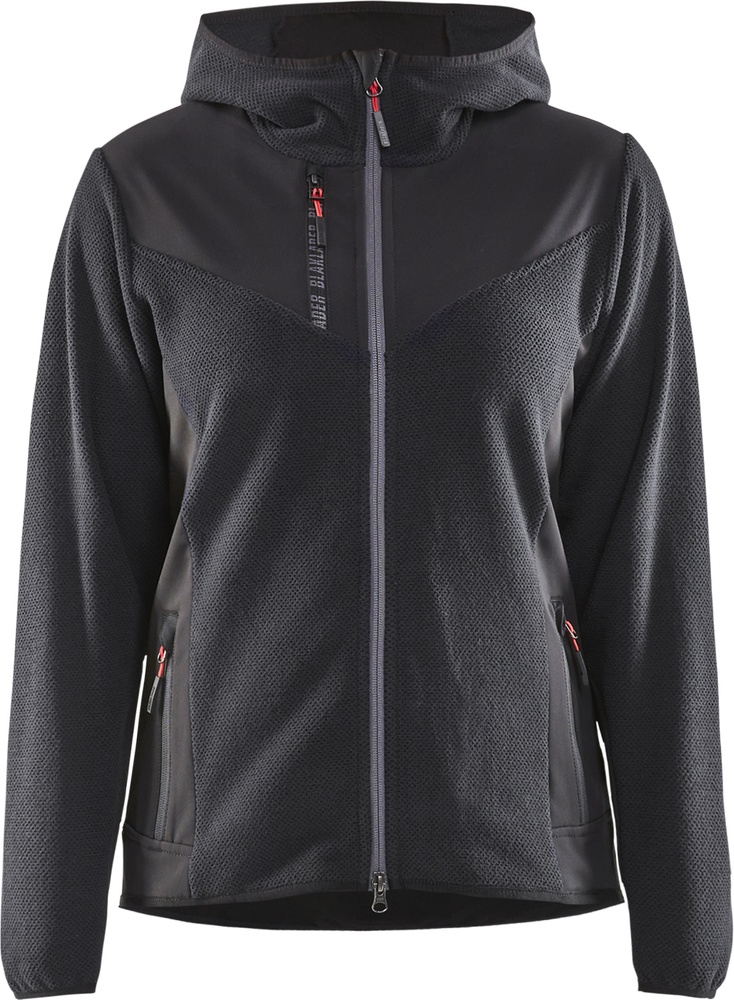 BlklderDamenArbeitsjackeStrickjacke59412536DunkelgrauSchwarz-L