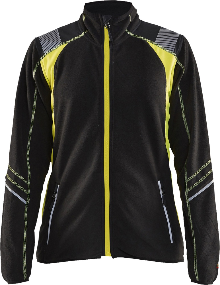 BlklderDamenArbeitsjackeMicrofleeceJacke49731010SchwarzHighVisGelb-L