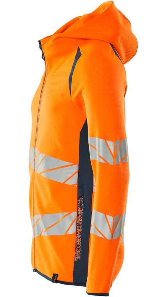 MascotKapuzensweatshirtmitReiverschlussAccelerateSafe19284-781Hi-visOrangeDunkelpetroleum-XXL
