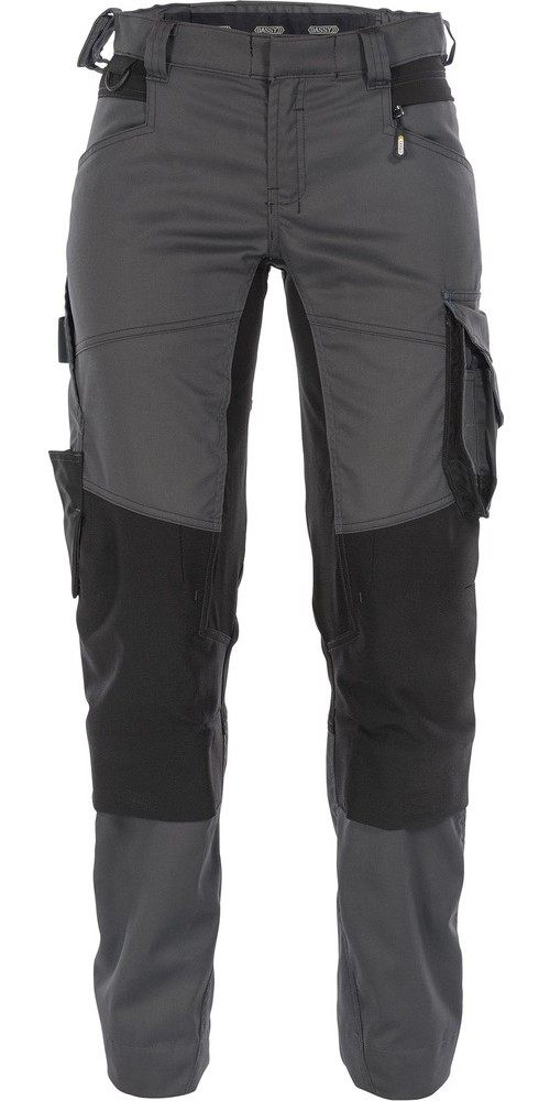 DassyArbeitshosemitStretchundKniepolstertaschenfrDamenDynaxWomenPESCO41AnthrazitgrauSchwarz