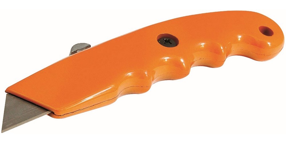 SilverlineTrennwerkzeugUniversalmesserinSignalfarbemitGriffmulden140mm