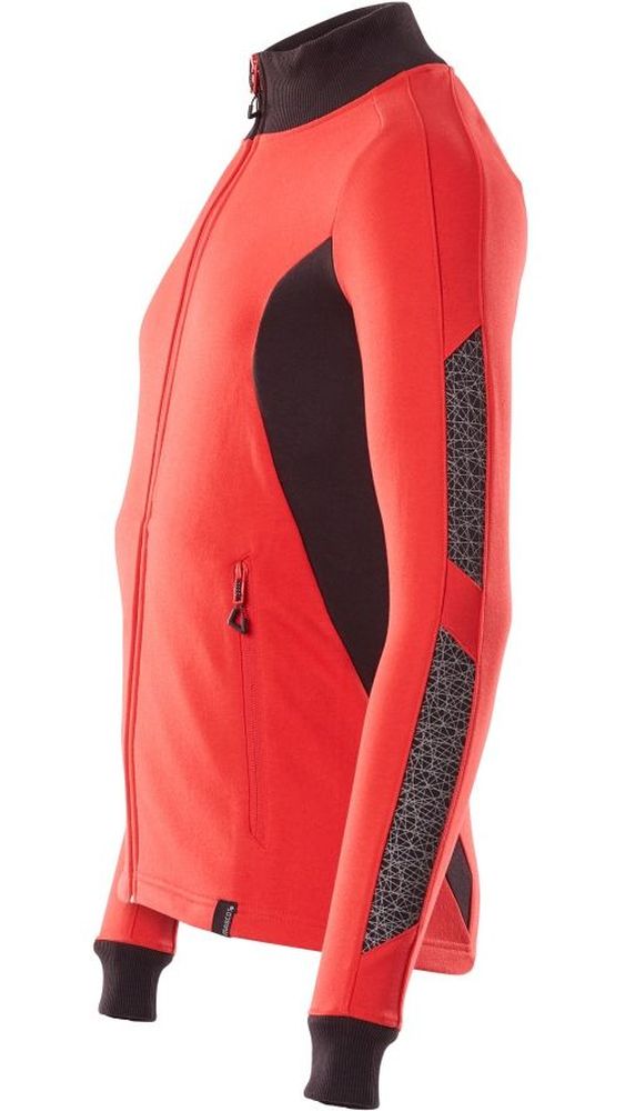 MascotSweatshirtmitReiverschlussAccelerate18484-962VerkehrsrotSchwarz-XXL