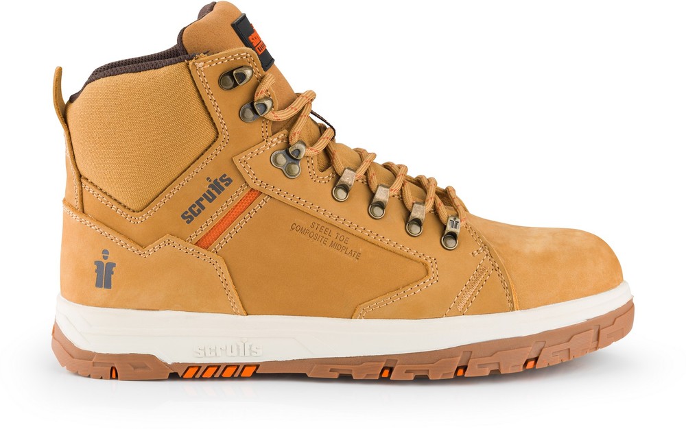 ScruffsSicherheitsschuheSicherheitsstiefelNevis-Hellbraun