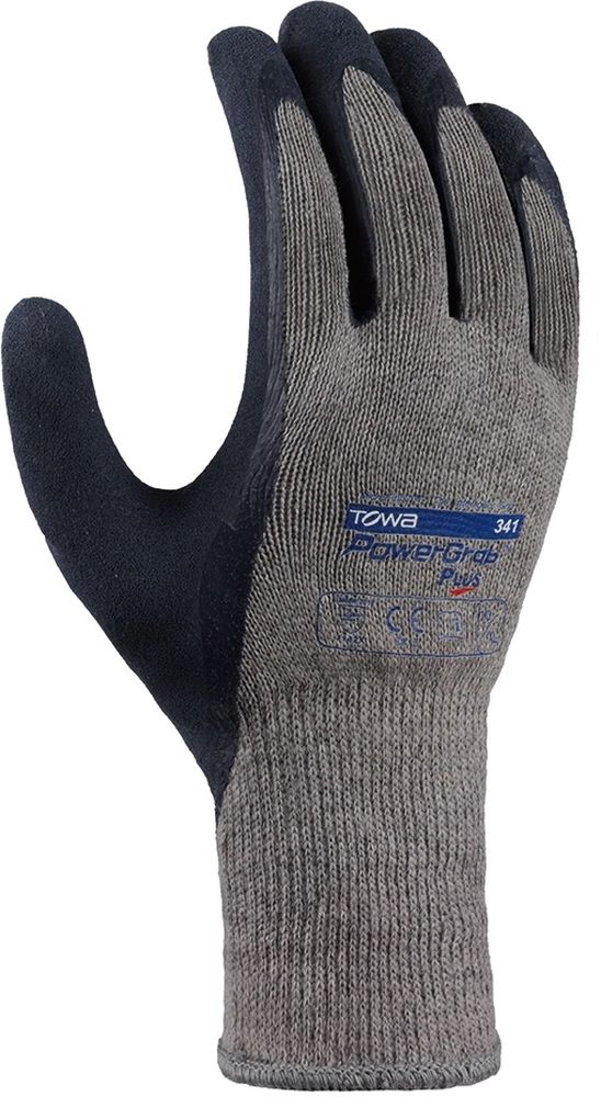 TOWABaumwoll-Polyester-StrickhandschuhePowergrabPlus12Stck2230GrauBlau-7