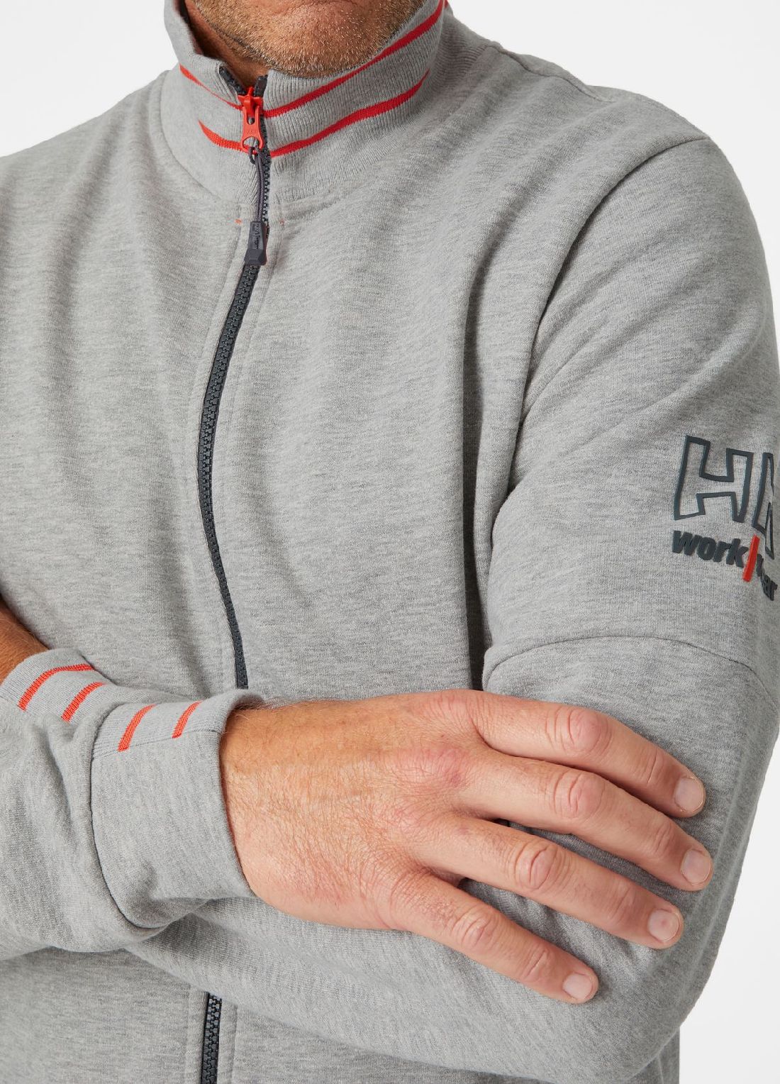 HellyHansenHoodieSweatshirtKensingtonZipSweatshirtGreyMelange