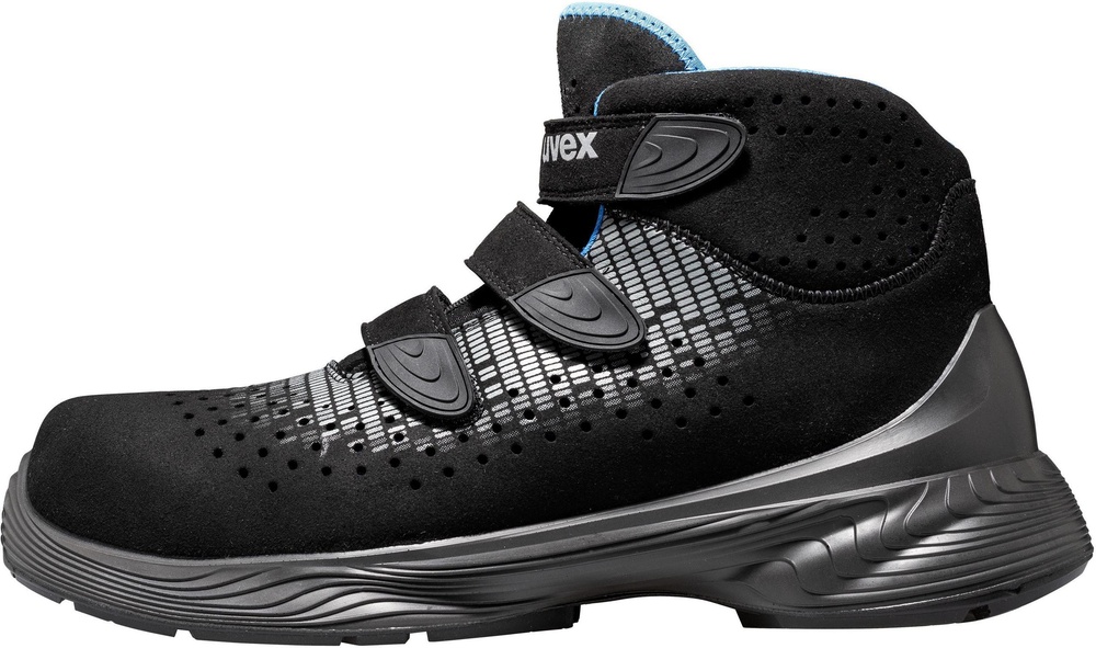 UvexSicherheitsschuhStiefel1G2SicherheitsstiefelS1SRC68325SchwarzSilber-35Weite12