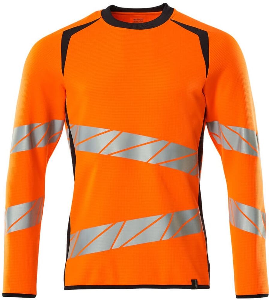 MascotSweatshirtAccelerateSafe19084-781Hi-visOrangeSchwarzblau-XXL
