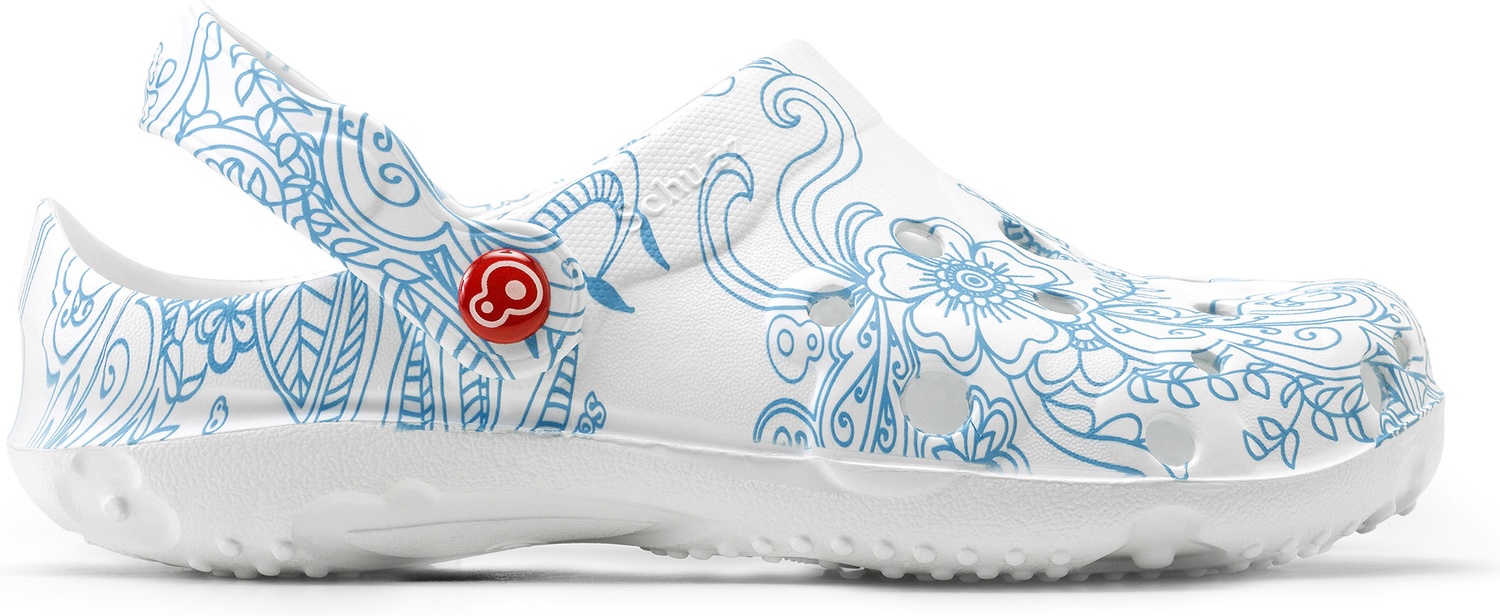 SchuzzSchuzzDamenClogBadeschuheGlobuleFemmeimprimMandalableuBlau-36